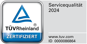Ron Böhme KFZ-Service ist von TÜV Rheinland zertifiziert Bild mit Zertifikat von TÜV-Rheinland